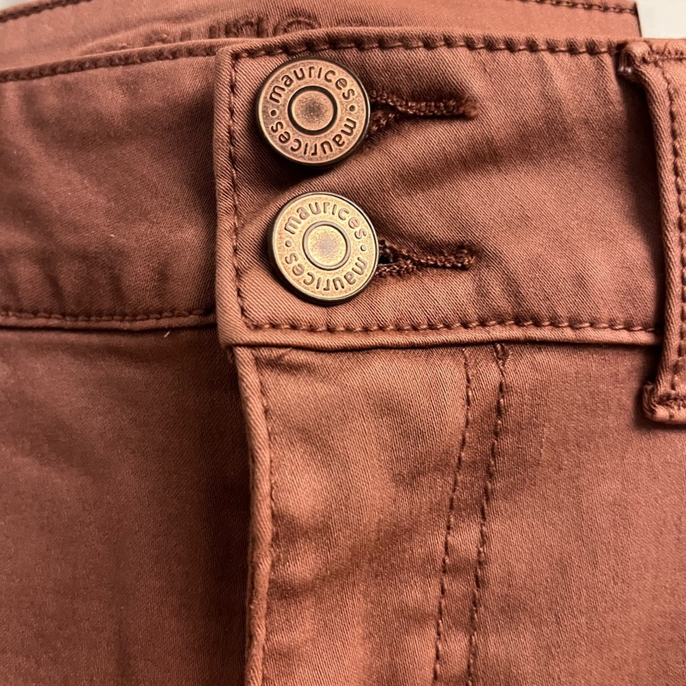Maurice’s Women’s Rust Skinny Jeggings Jeans Highrise Small Regular New - Picture 4 of 6